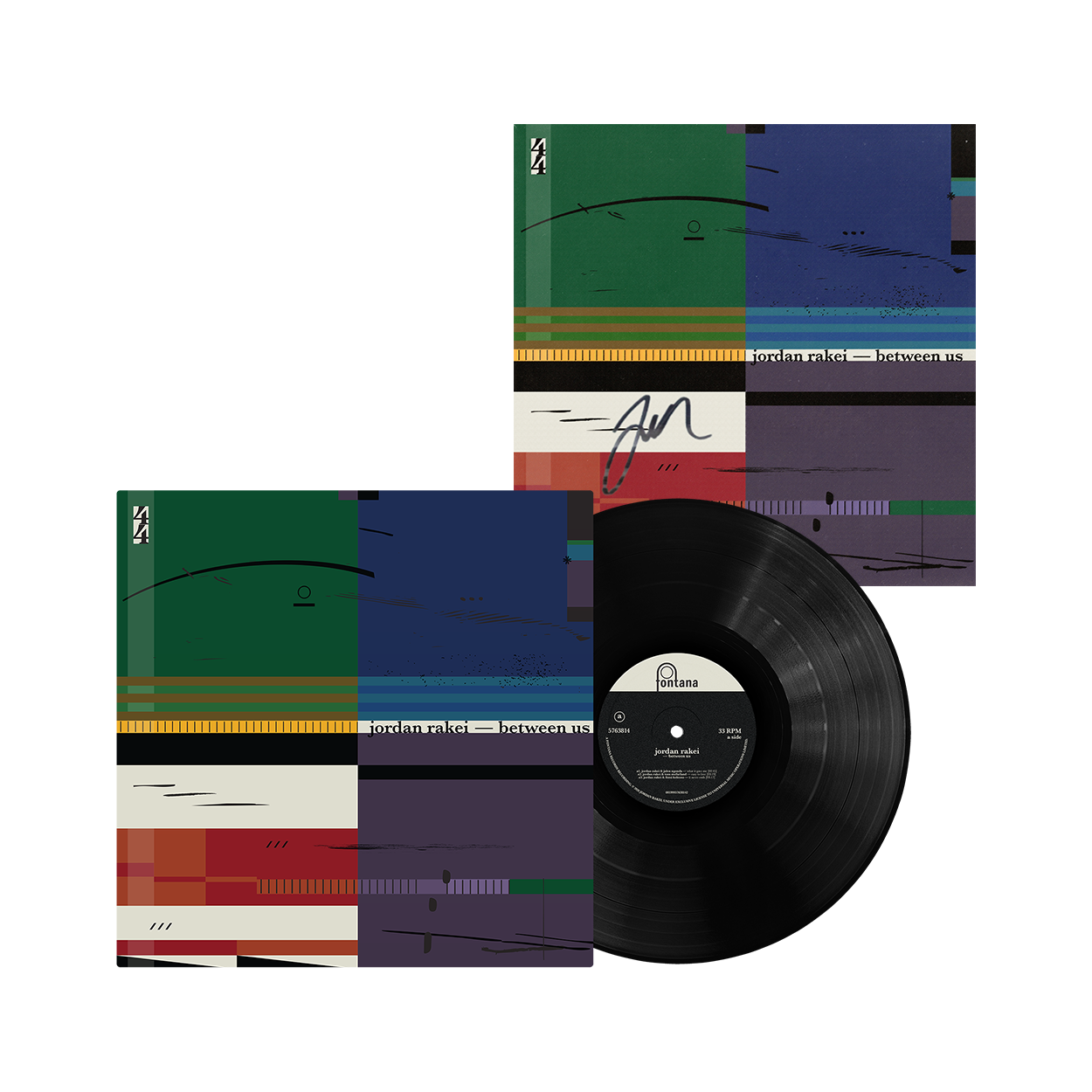 Between Us: 12" Vinyl EP + Signed Art Card