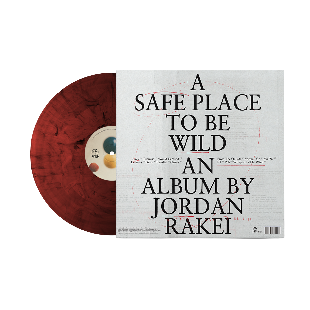 Jordan Rakei - Spotify Fan First Exclusive - Nocturne Red Vinyl LP