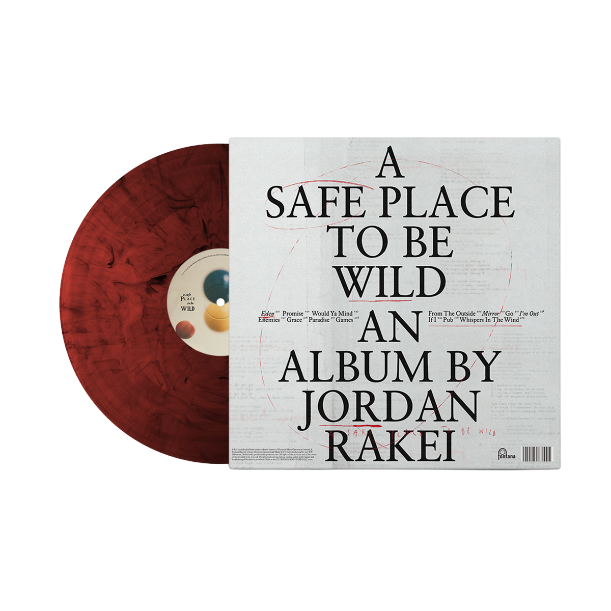 Jordan Rakei - Spotify Fan First Exclusive - Nocturne Red Vinyl LP